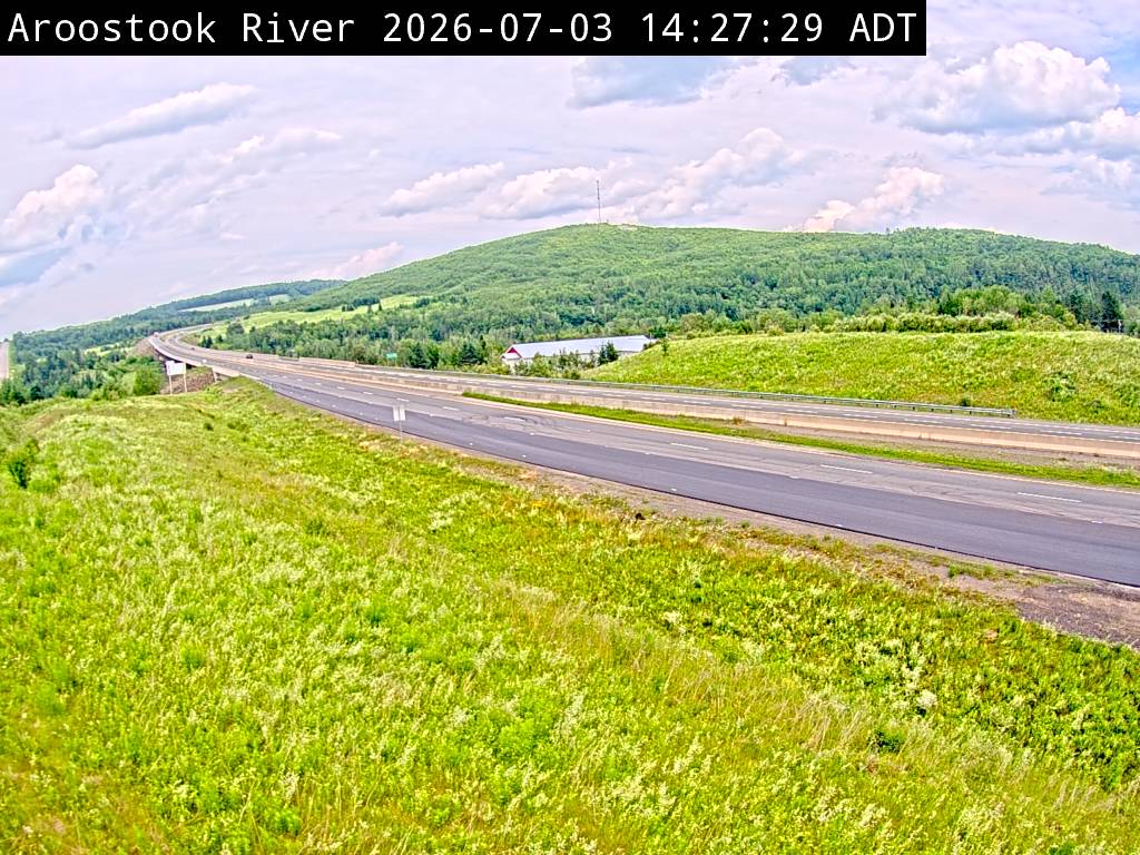 Web Cam image of Aroostook River (NB Highway 2)