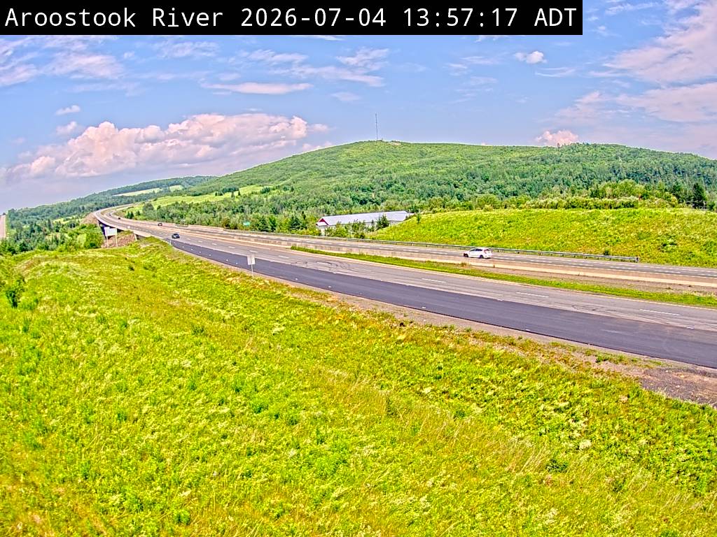 Web Cam image of Aroostook River (NB Highway 2)