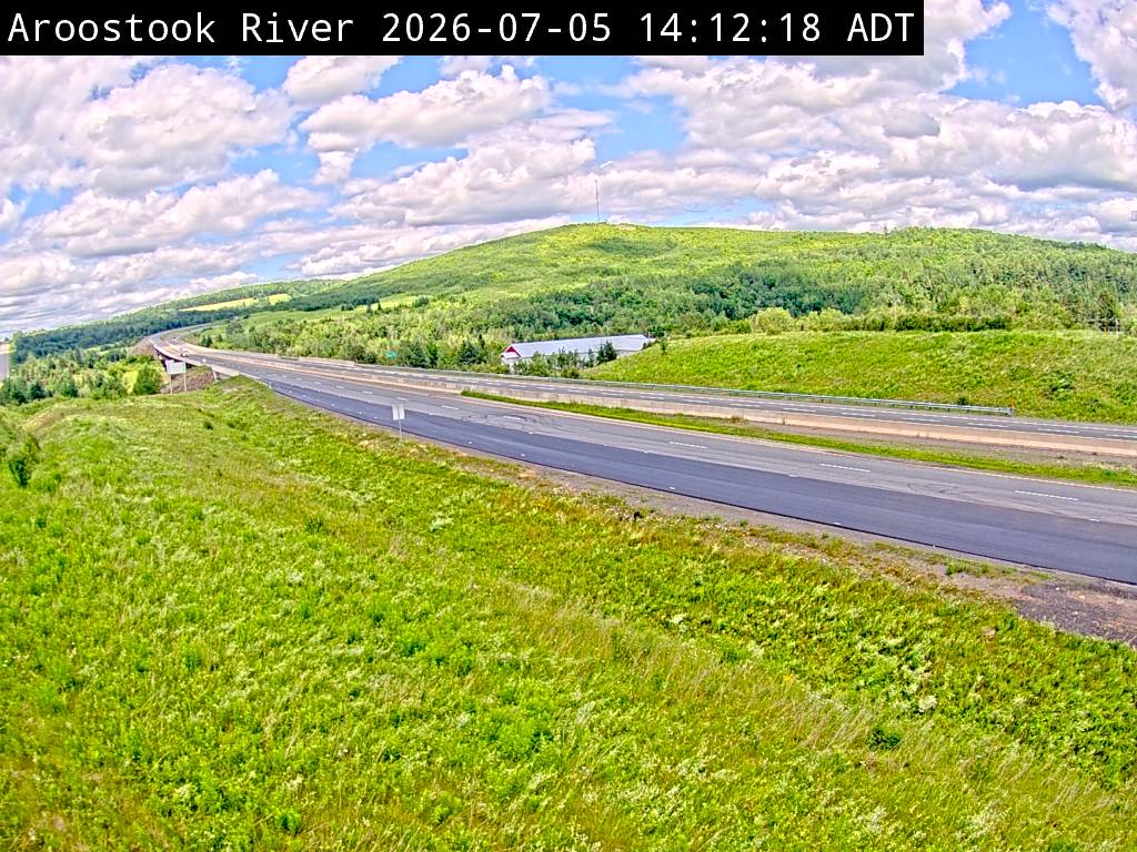 Web Cam image of Aroostook River (NB Highway 2)