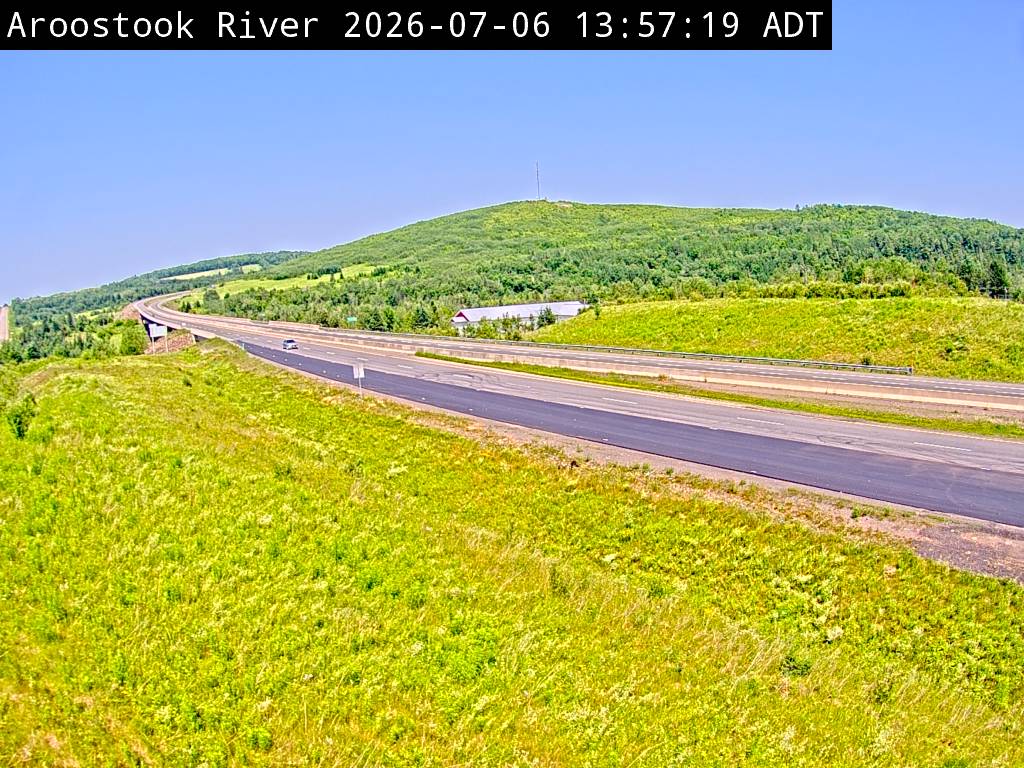Web Cam image of Aroostook River (NB Highway 2)