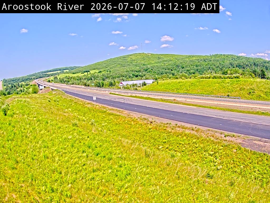 Web Cam image of Aroostook River (NB Highway 2)