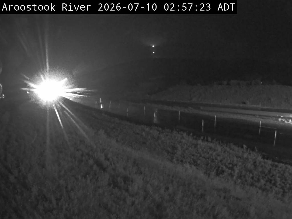 Web Cam image of Aroostook River (NB Highway 2)