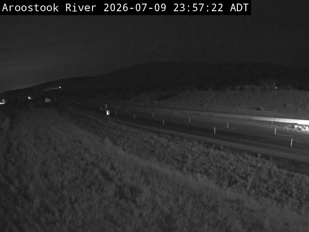 Web Cam image of Aroostook River (NB Highway 2)
