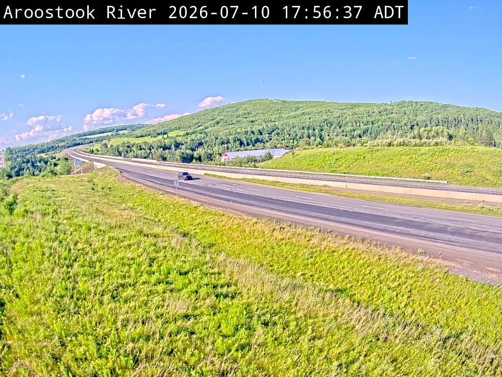 Web Cam image of Aroostook River (NB Highway 2)
