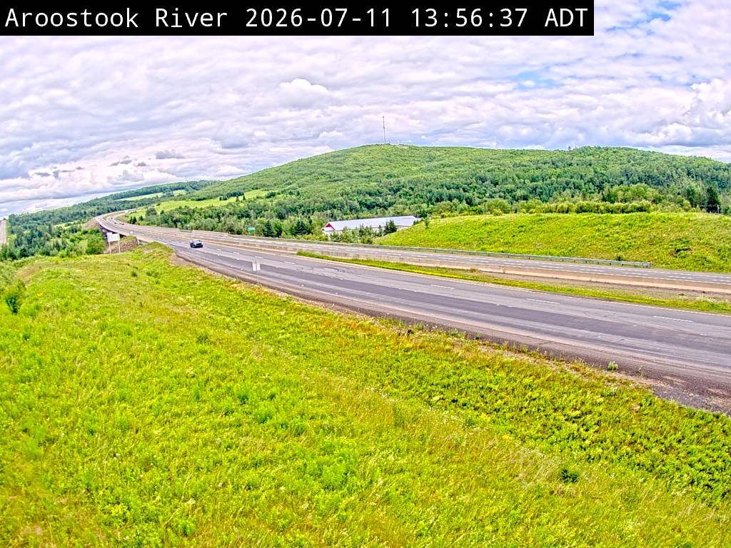 Web Cam image of Aroostook River (NB Highway 2)