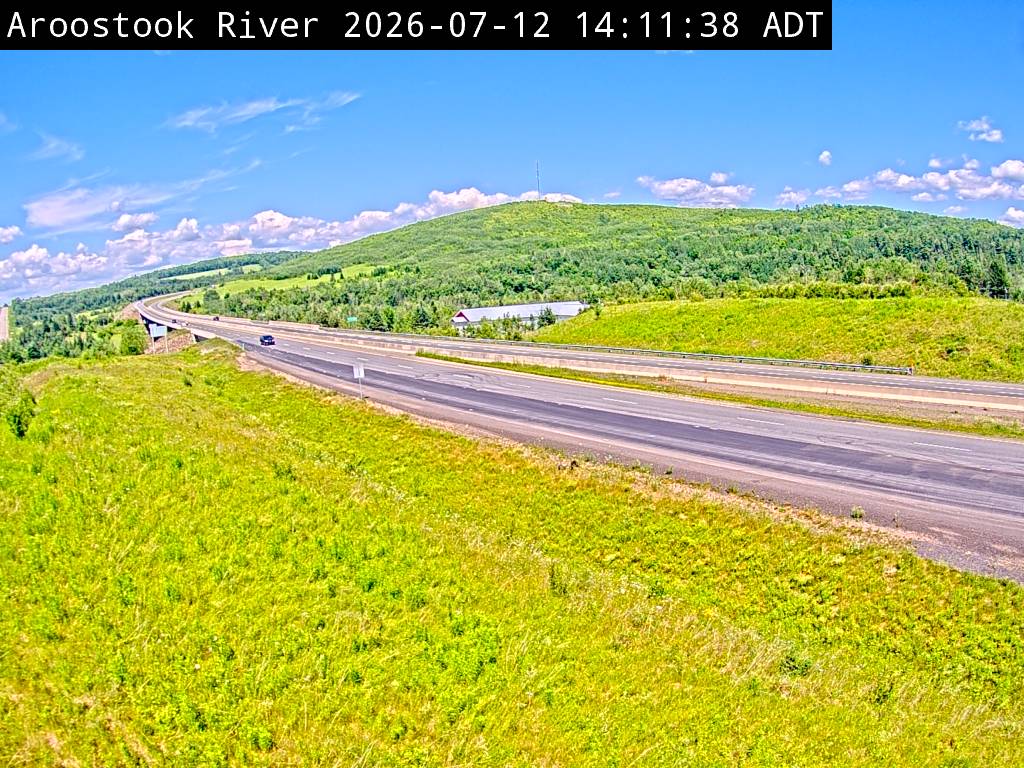 Web Cam image of Aroostook River (NB Highway 2)