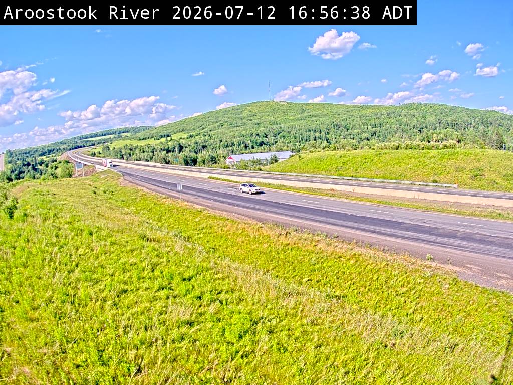 Web Cam image of Aroostook River (NB Highway 2)