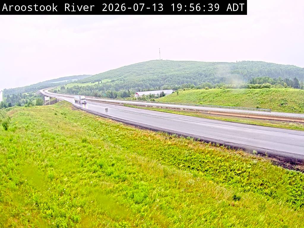 Web Cam image of Aroostook River (NB Highway 2)