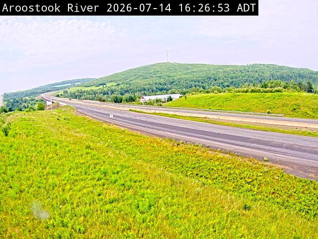 Web Cam image of Aroostook River (NB Highway 2)