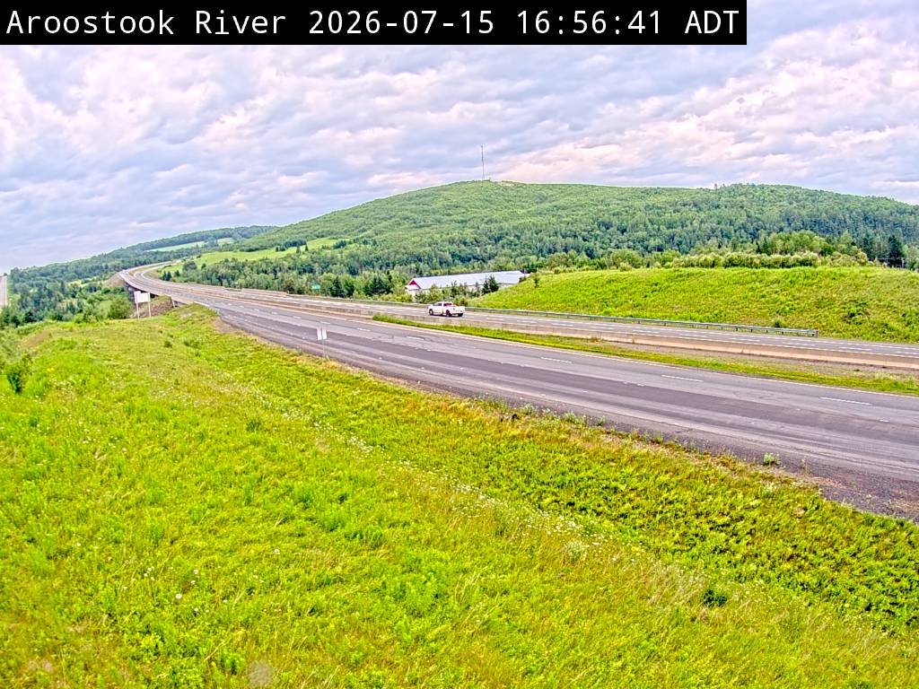 Web Cam image of Aroostook River (NB Highway 2)