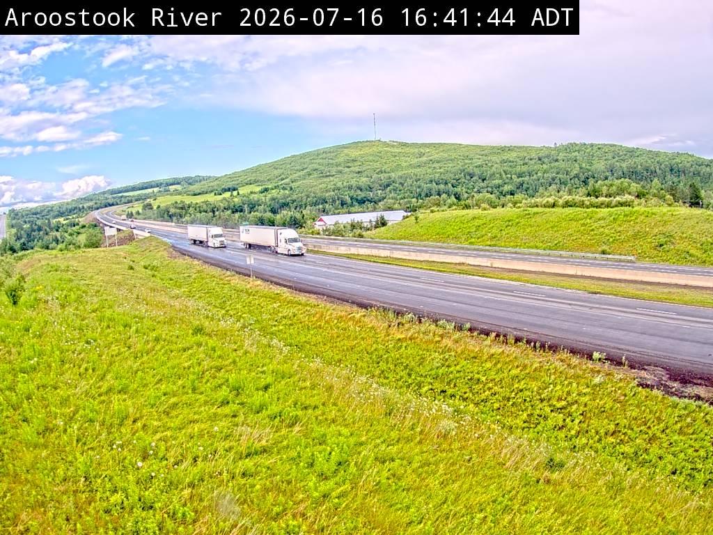 Web Cam image of Aroostook River (NB Highway 2)
