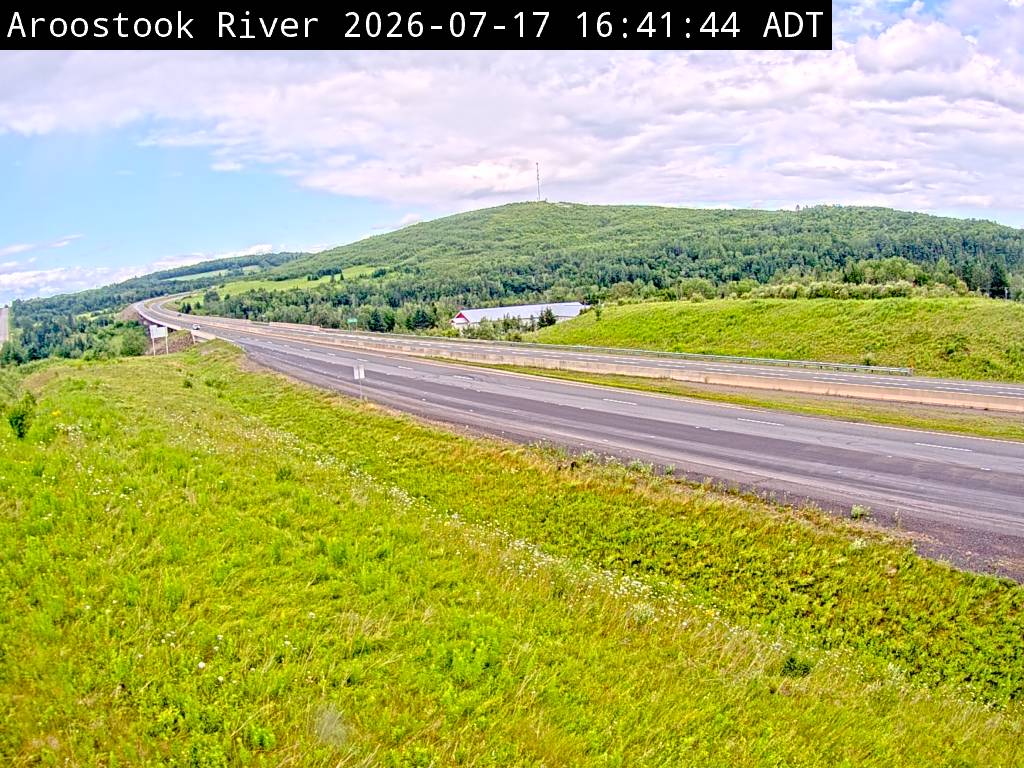 Web Cam image of Aroostook River (NB Highway 2)