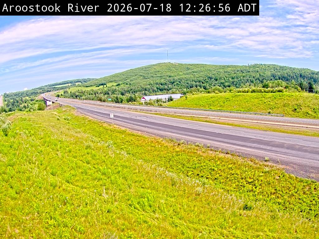 Web Cam image of Aroostook River (NB Highway 2)