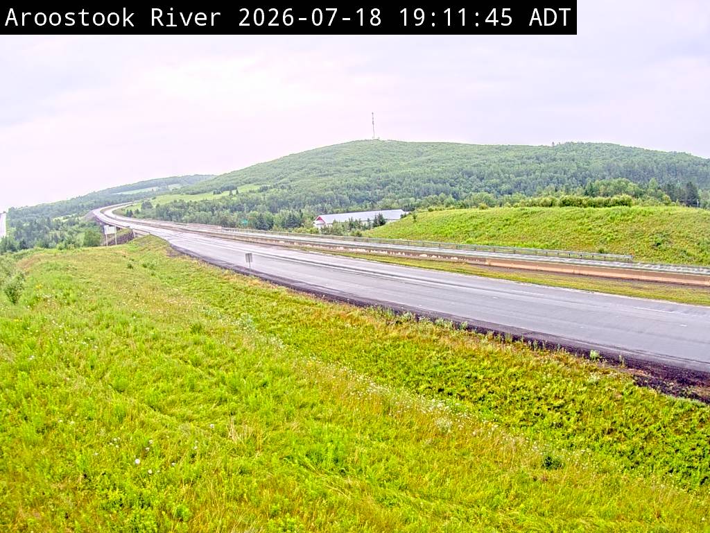 Web Cam image of Aroostook River (NB Highway 2)