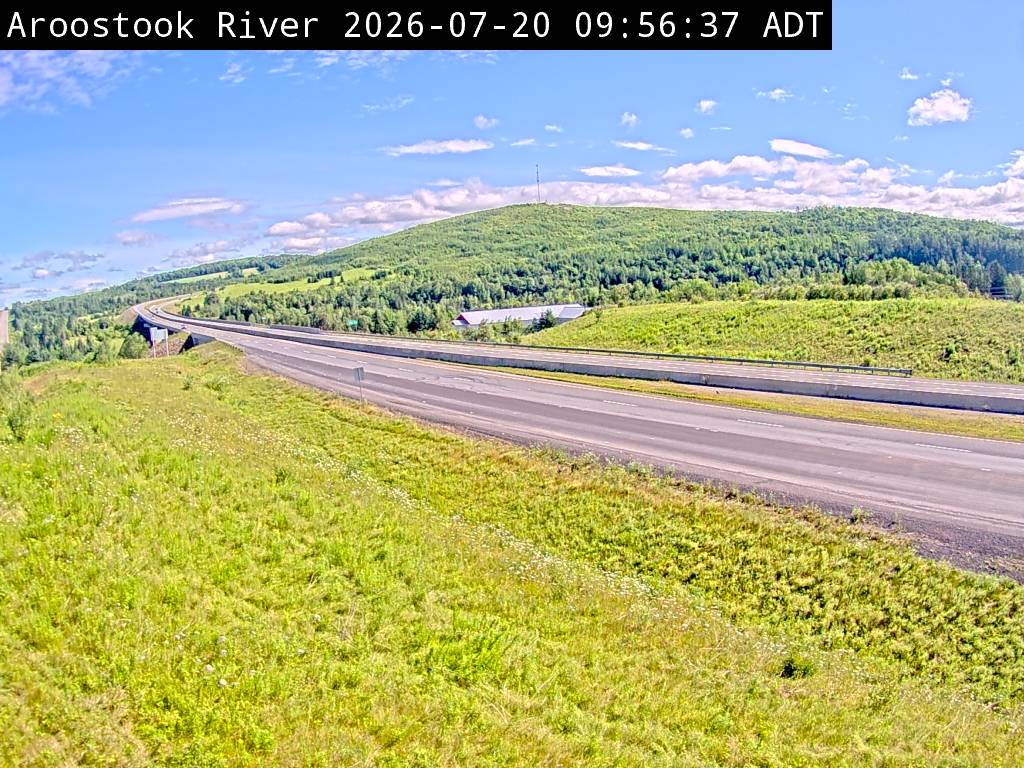 Web Cam image of Aroostook River (NB Highway 2)