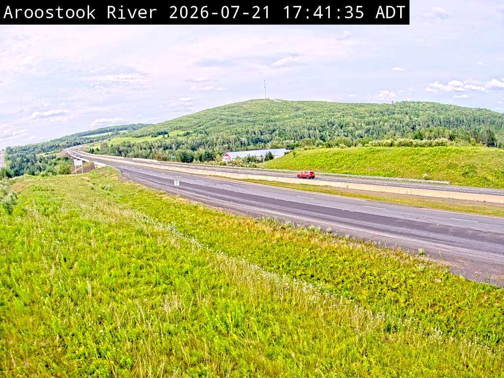 Web Cam image of Aroostook River (NB Highway 2)