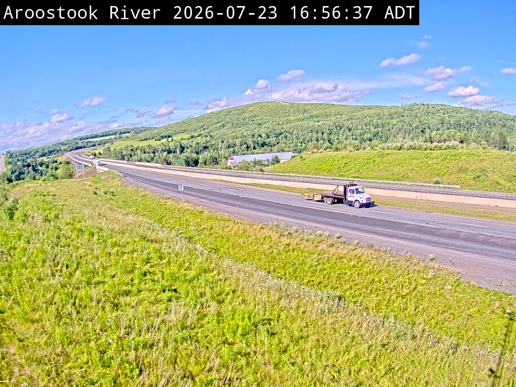 Web Cam image of Aroostook River (NB Highway 2)