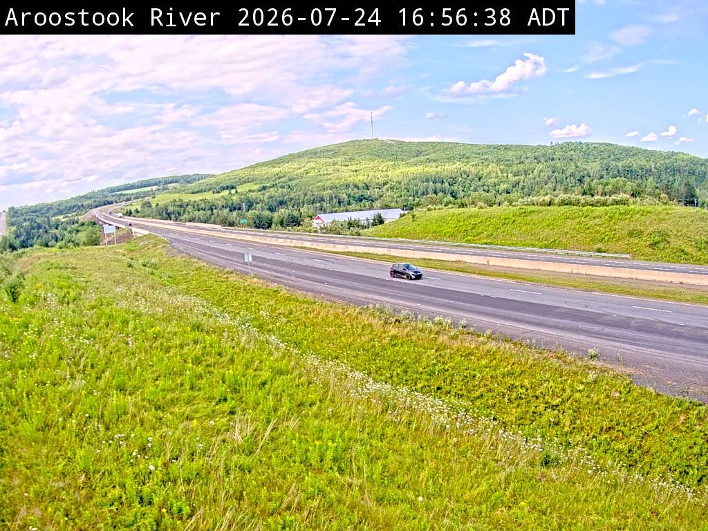 Web Cam image of Aroostook River (NB Highway 2)