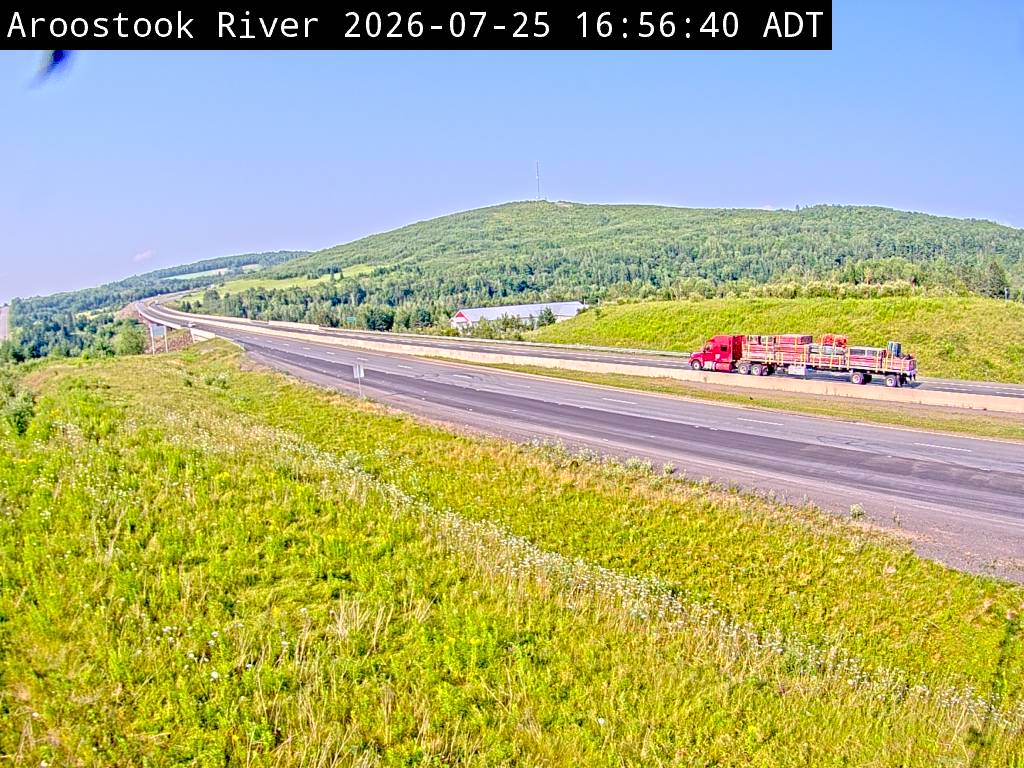 Web Cam image of Aroostook River (NB Highway 2)