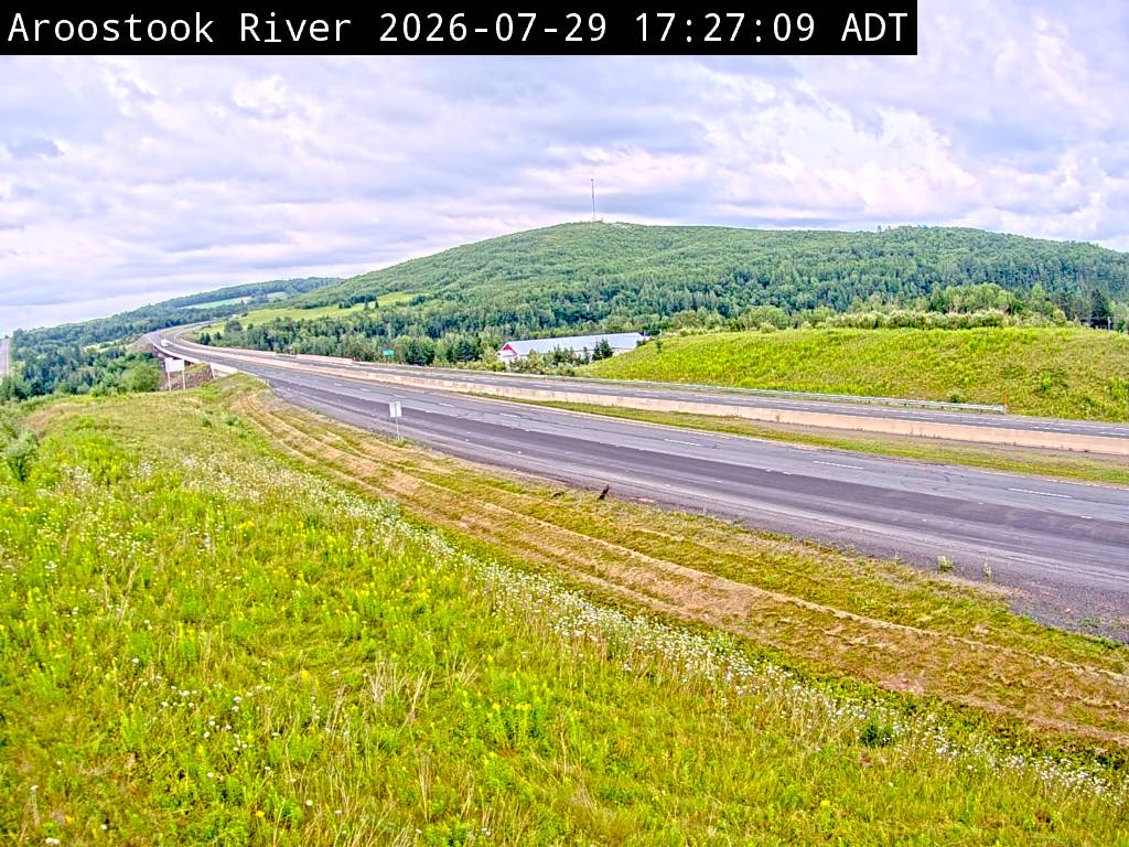 Web Cam image of Aroostook River (NB Highway 2)