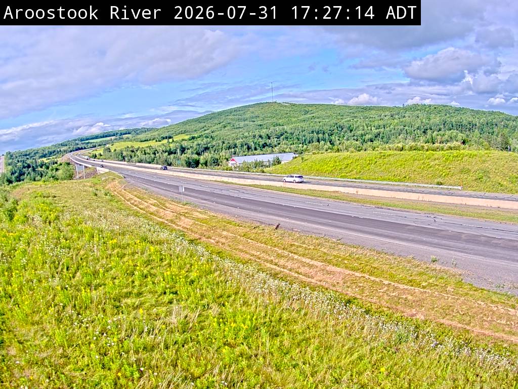 Web Cam image of Aroostook River (NB Highway 2)