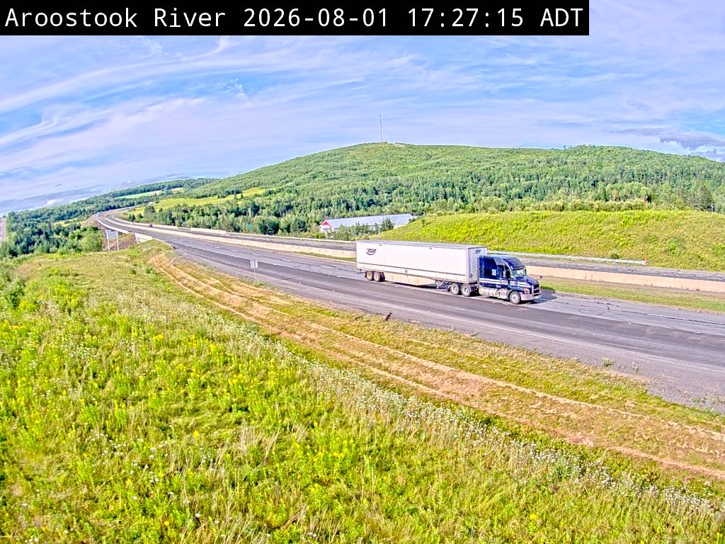 Web Cam image of Aroostook River (NB Highway 2)