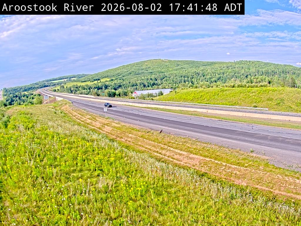 Web Cam image of Aroostook River (NB Highway 2)