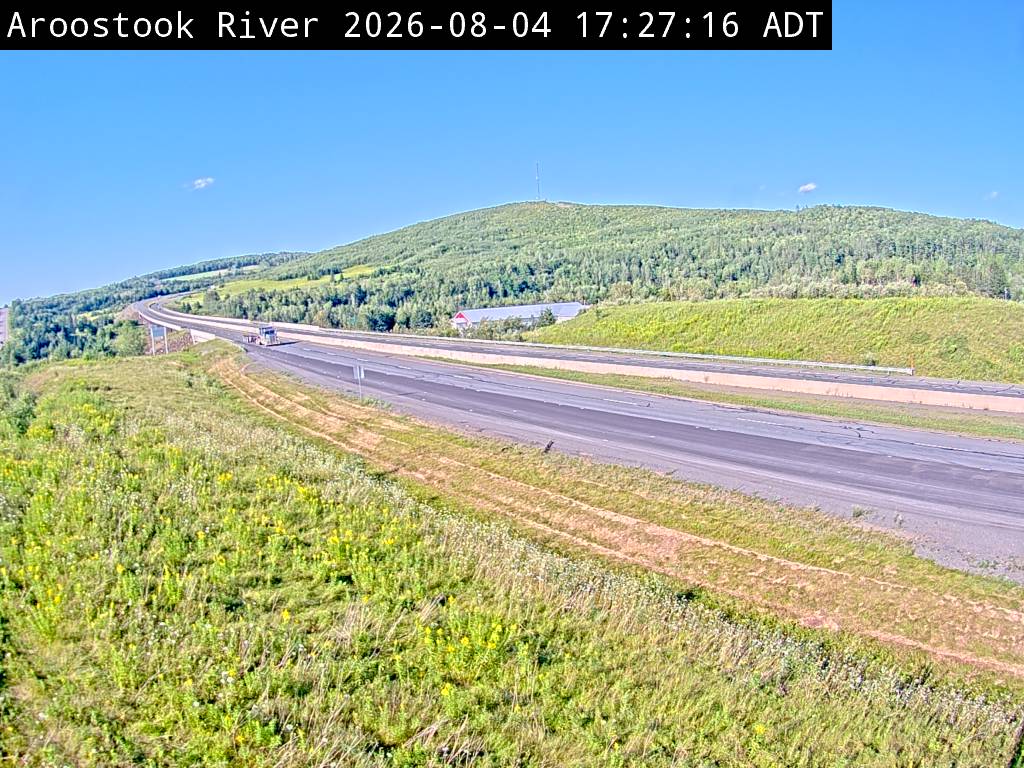 Web Cam image of Aroostook River (NB Highway 2)