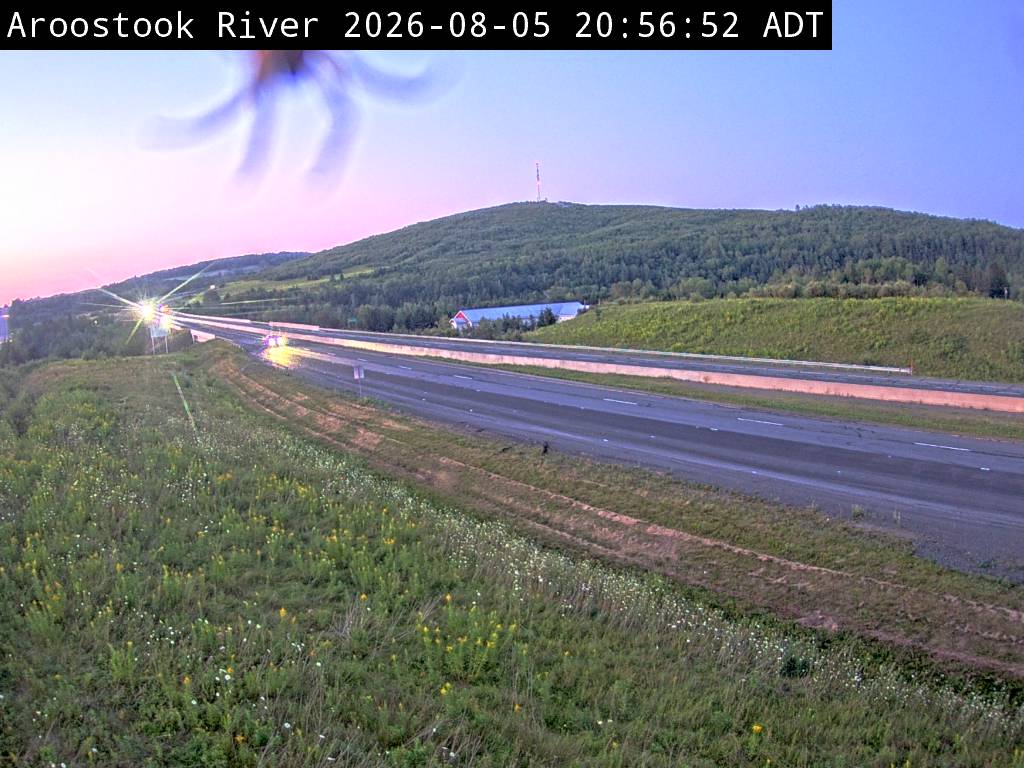 Web Cam image of Aroostook River (NB Highway 2)