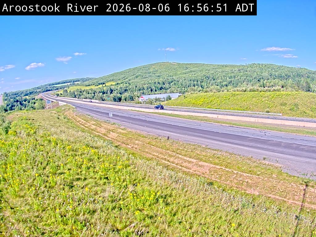 Web Cam image of Aroostook River (NB Highway 2)