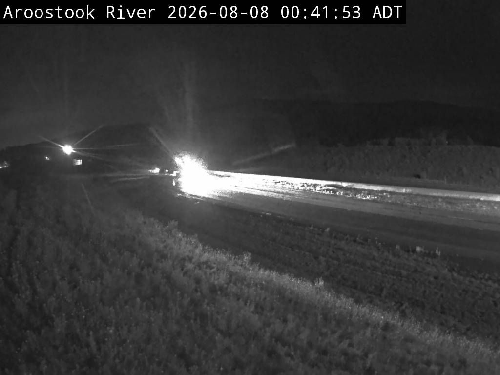 Web Cam image of Aroostook River (NB Highway 2)
