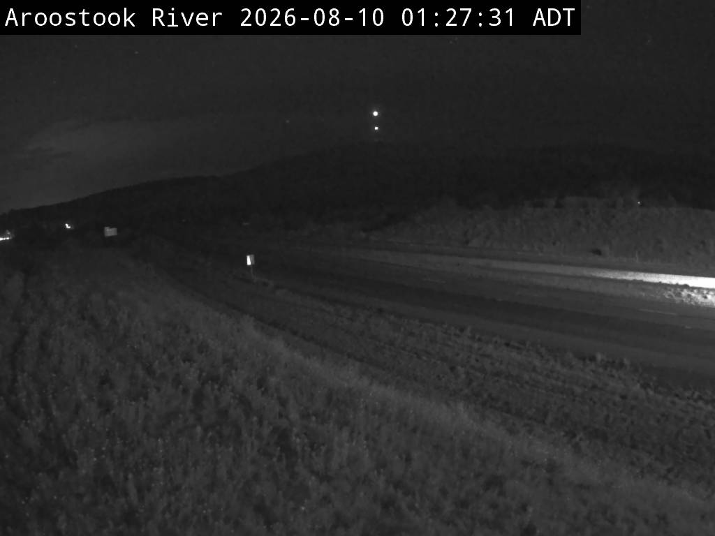 Web Cam image of Aroostook River (NB Highway 2)