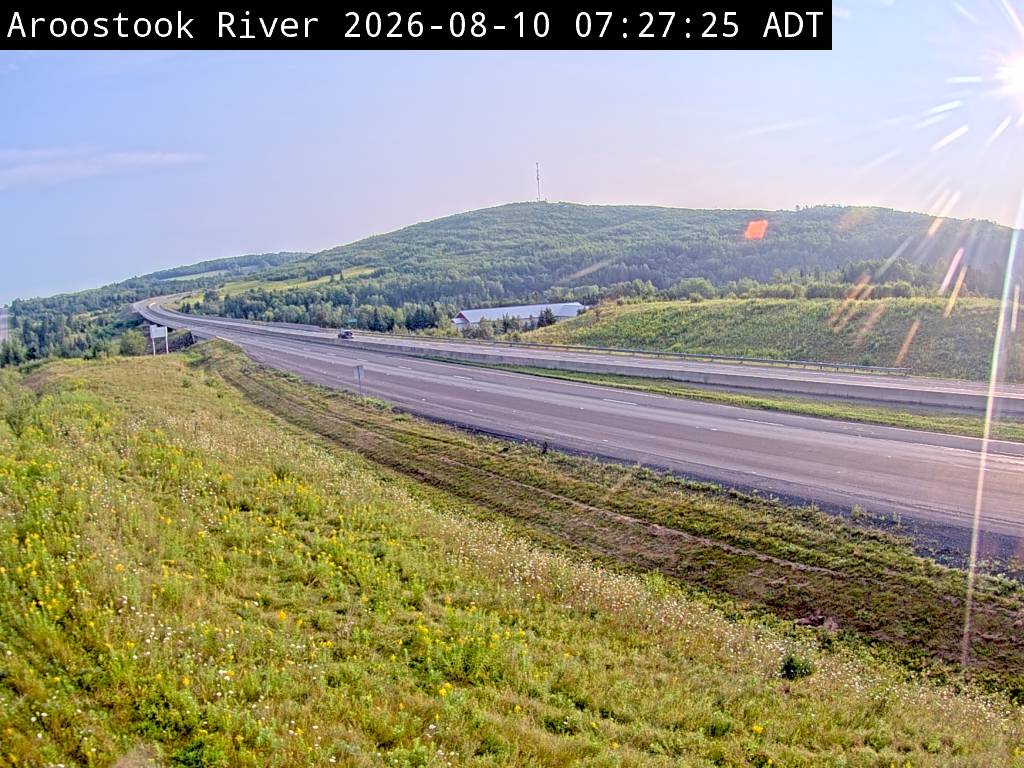 Web Cam image of Aroostook River (NB Highway 2)