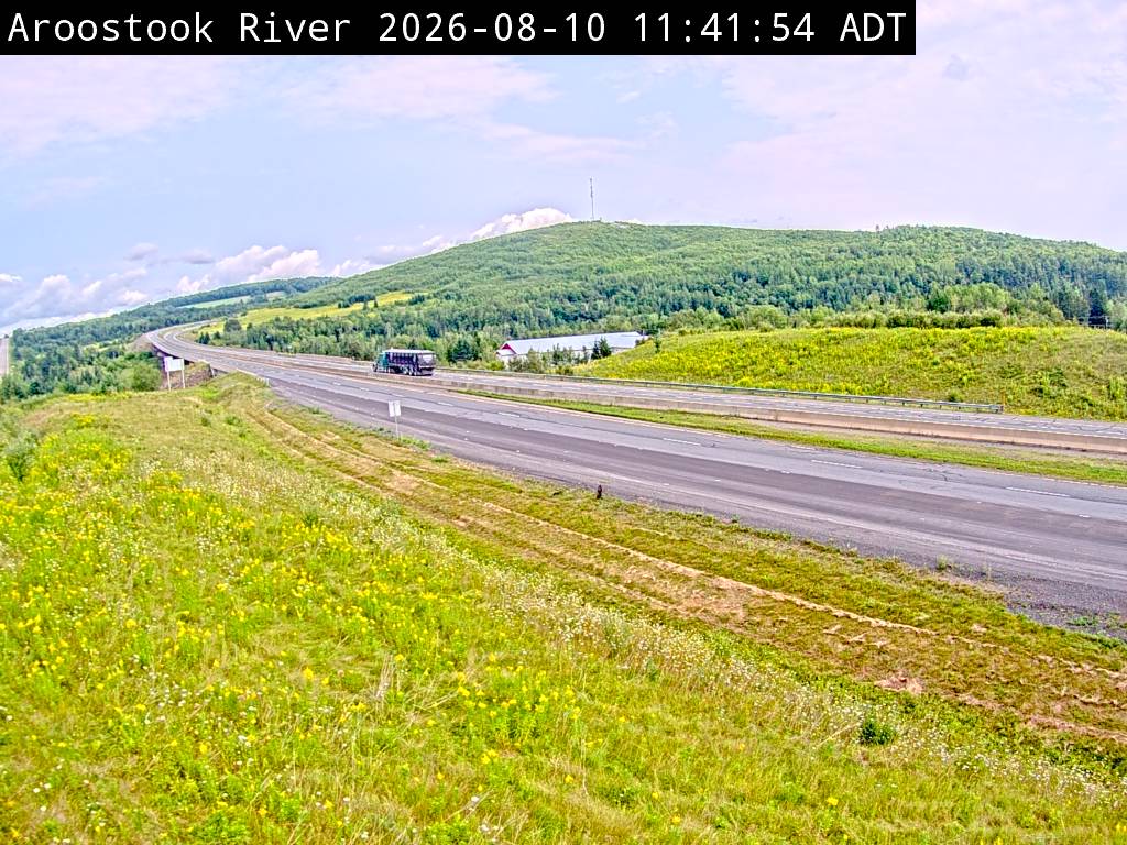 Web Cam image of Aroostook River (NB Highway 2)