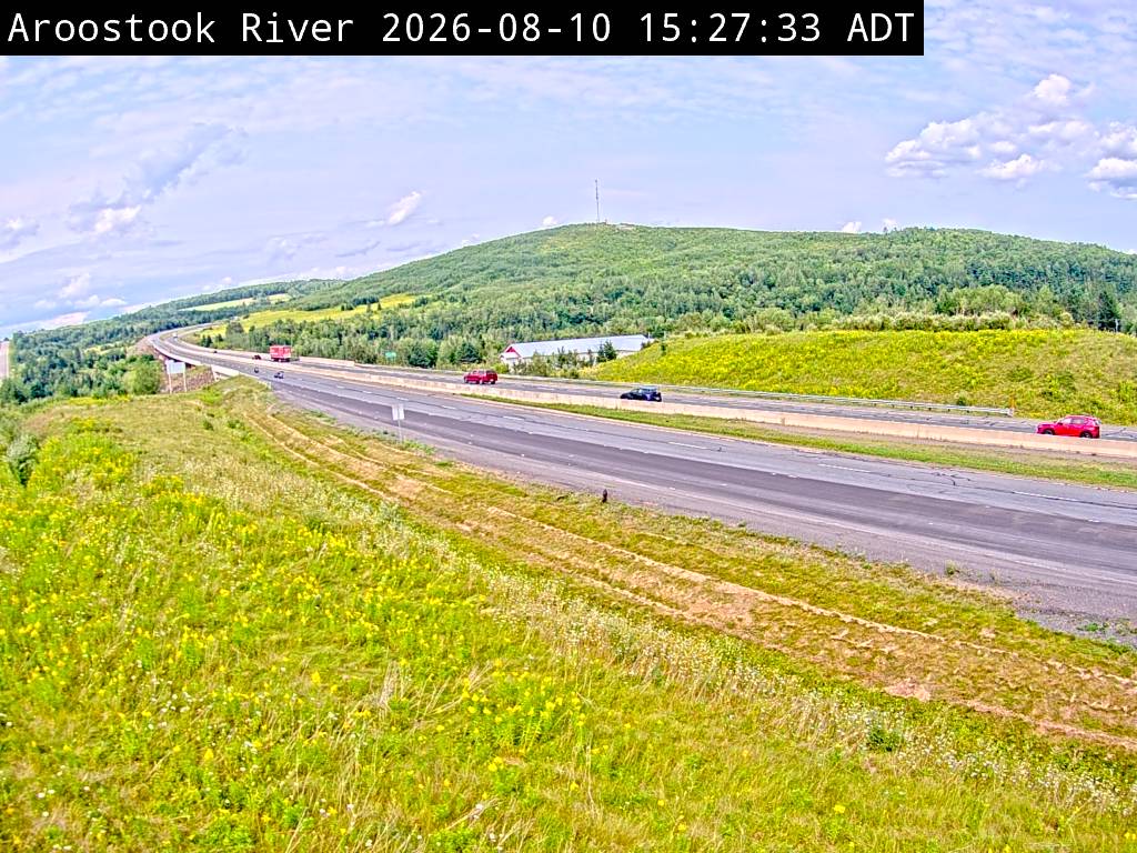 Web Cam image of Aroostook River (NB Highway 2)