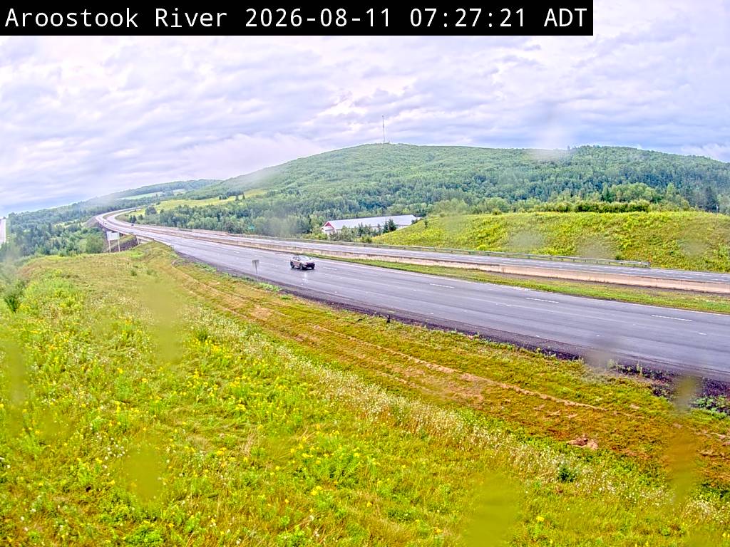 Web Cam image of Aroostook River (NB Highway 2)