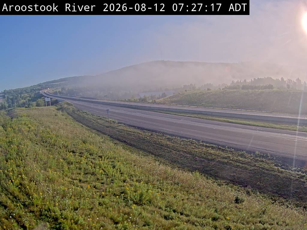 Web Cam image of Aroostook River (NB Highway 2)