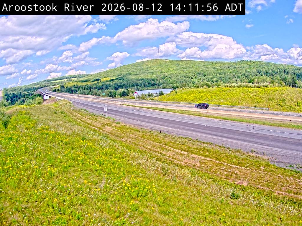 Web Cam image of Aroostook River (NB Highway 2)