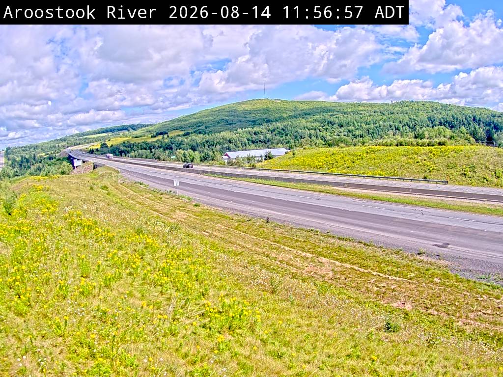 Web Cam image of Aroostook River (NB Highway 2)