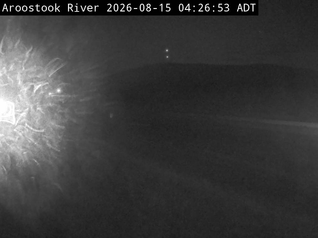 Web Cam image of Aroostook River (NB Highway 2)