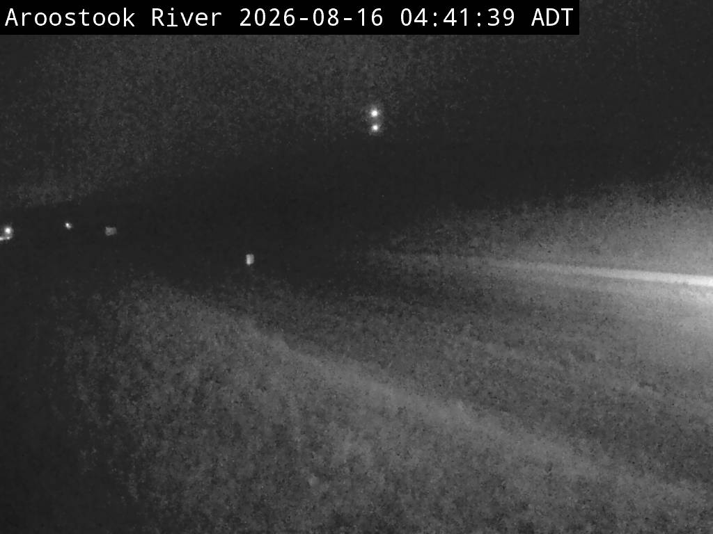 Web Cam image of Aroostook River (NB Highway 2)