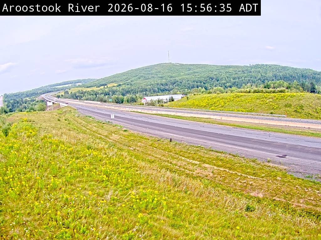 Web Cam image of Aroostook River (NB Highway 2)