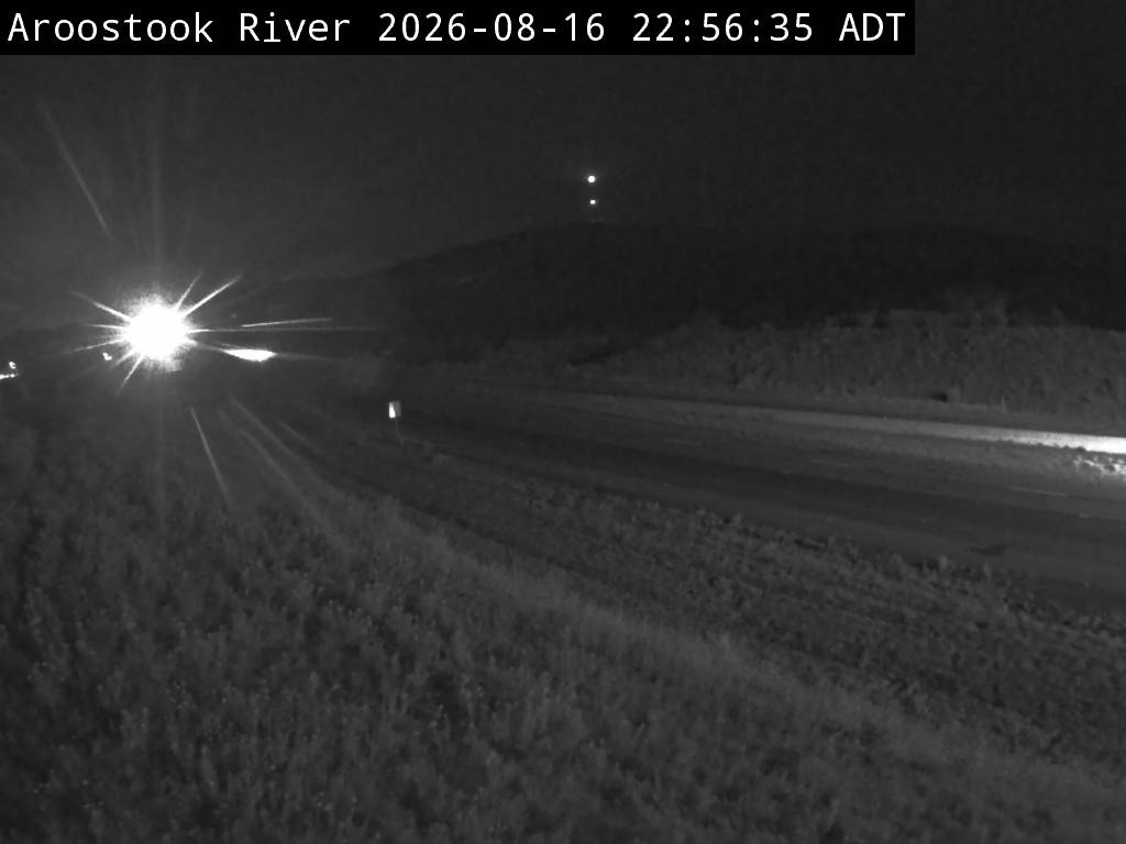 Web Cam image of Aroostook River (NB Highway 2)