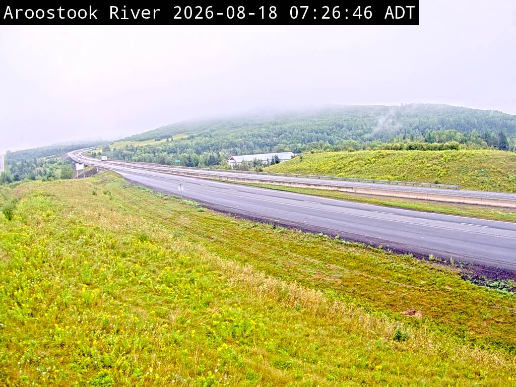 Web Cam image of Aroostook River (NB Highway 2)