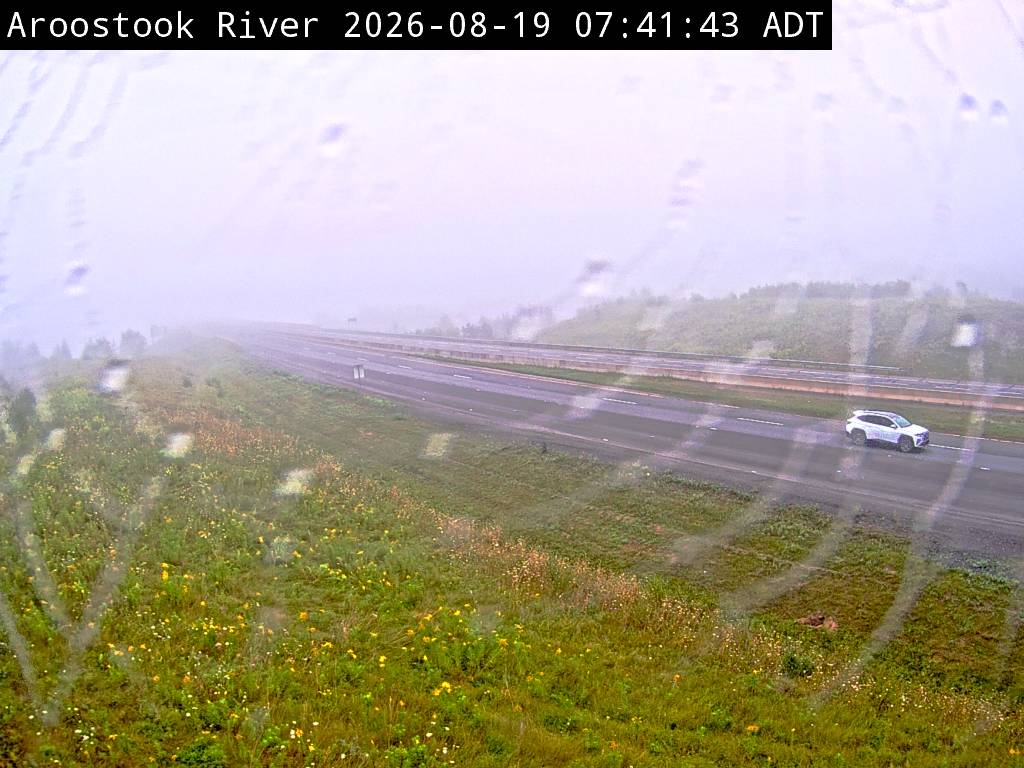 Web Cam image of Aroostook River (NB Highway 2)