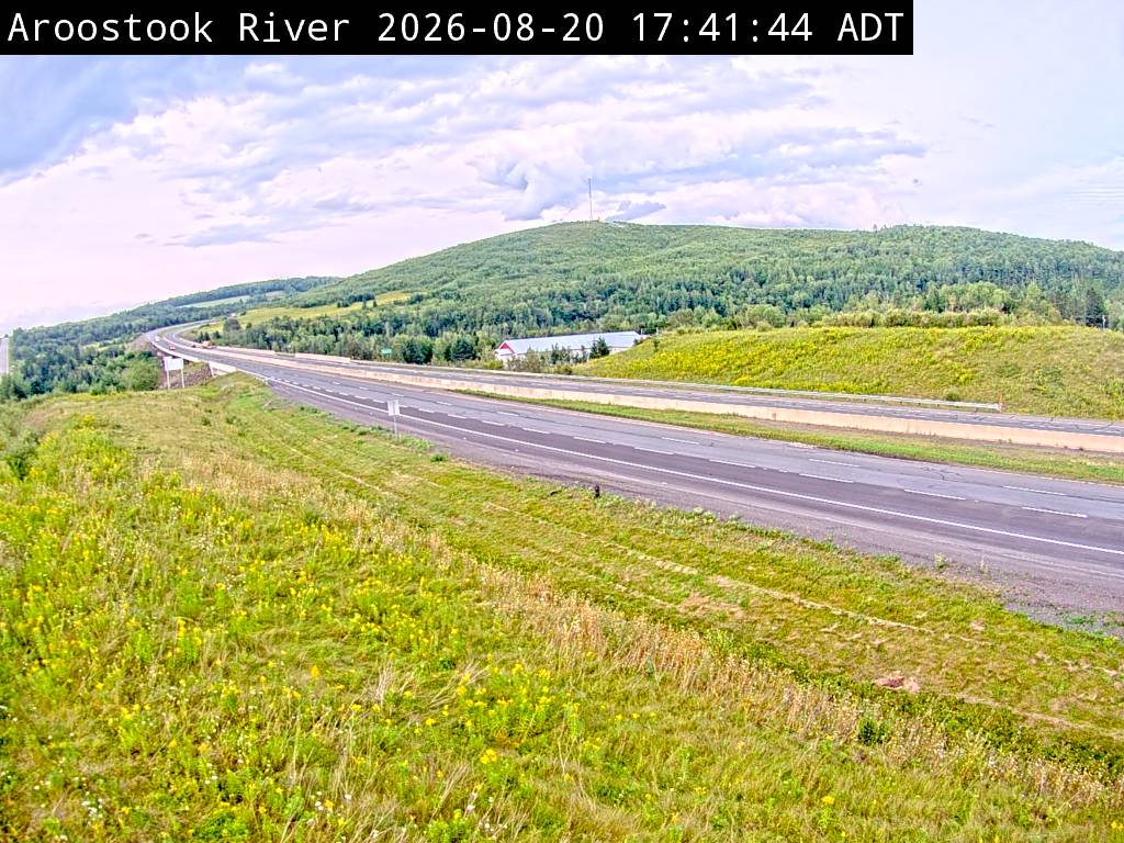 Web Cam image of Aroostook River (NB Highway 2)