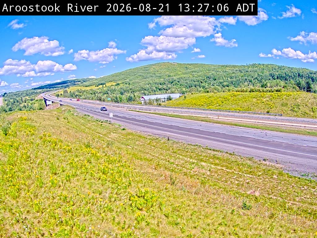 Web Cam image of Aroostook River (NB Highway 2)