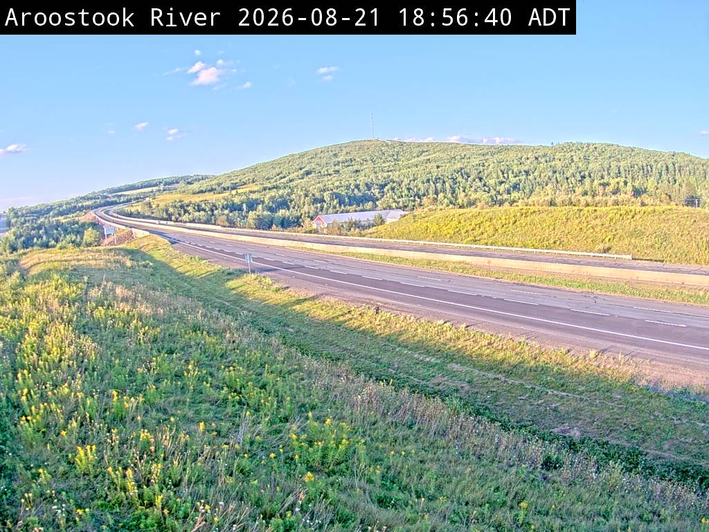 Web Cam image of Aroostook River (NB Highway 2)