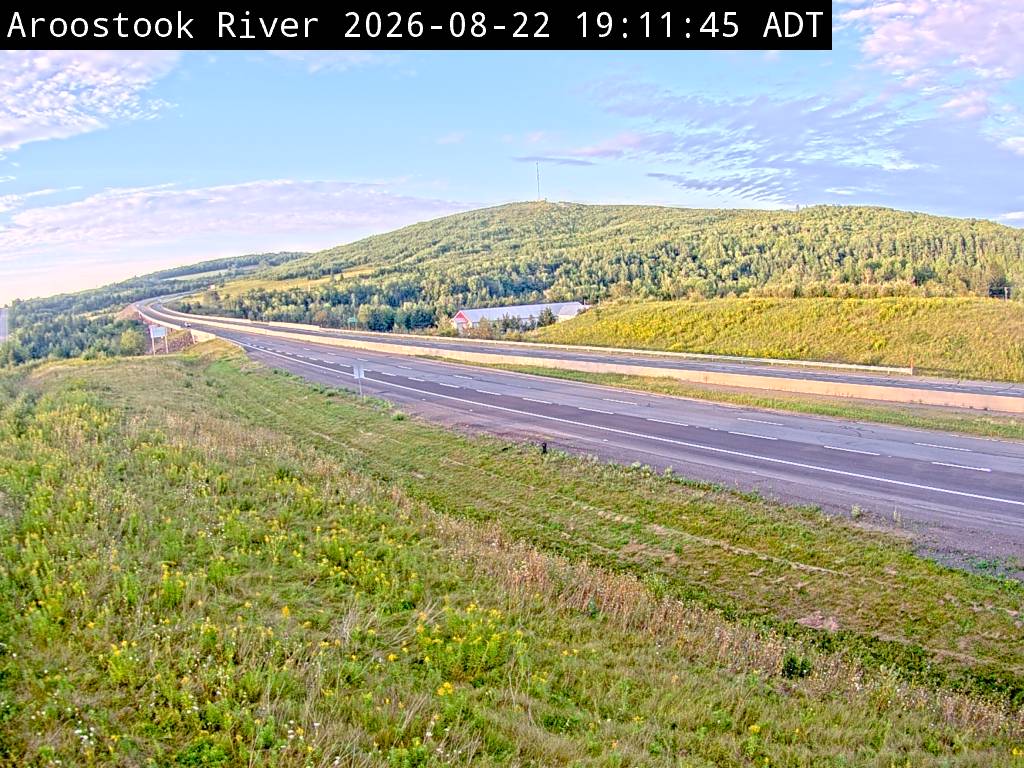 Web Cam image of Aroostook River (NB Highway 2)