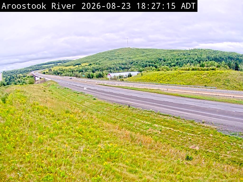Web Cam image of Aroostook River (NB Highway 2)